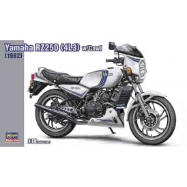 1:12 1982 Yamaha RZ250 (4L3) W/Cowl Motorcycle Model Kit - Limited Edition