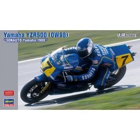 1:12 1988 Yamaha YZR500 (OW98) SONAUTO Yamaha Motorcycle Model Kit