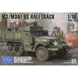 1:16 M3/M3A1 U.S. Halftrack 2 in 1 Model Military Kit