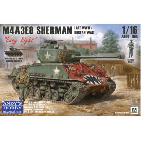 1:16 M4A3E8 Sherman "Easy Eight" with T80 tracks - Late WWII or Korean War Options Model Military Kit