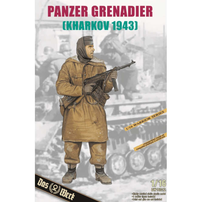 1:16 Panzergrenadier Kharkov 1943 Figure Model Kit