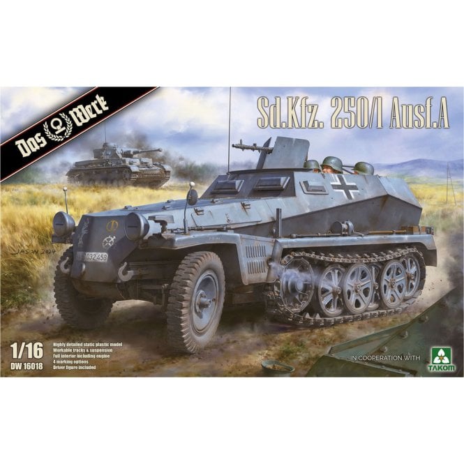 1:16 Sd.Kfz. 250/1 Ausf. A Model Military Kit