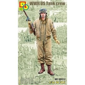 1:16 WWII US Tank Crew Figure Model Kit