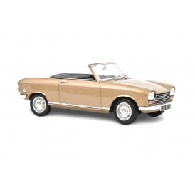 1:18 1967 Peugeot 204 Cabriolet - Metallic Beige Model Car