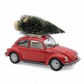1:18 1973 VW 1303 Red Merry Christmas Model Car