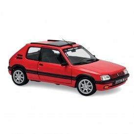 1:18 1992 Peugeot 205 Gti 1.9 PTS Vallelunga Red Model Car