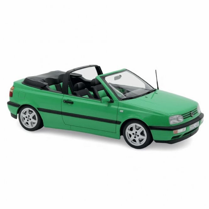 1:18 1995 VW Golf Cabriolet Salsa Green Model Car