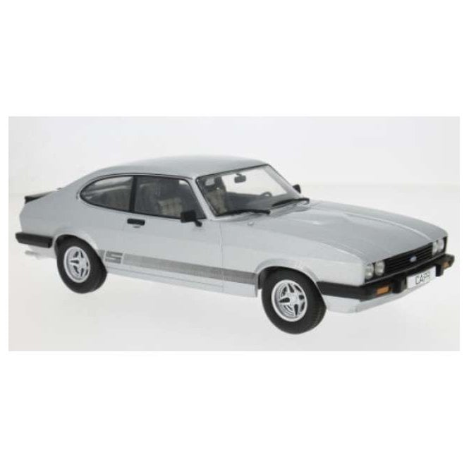 1:18 Ford Capri MKIII 3.0 S - Stato Silver LHD Model Car 