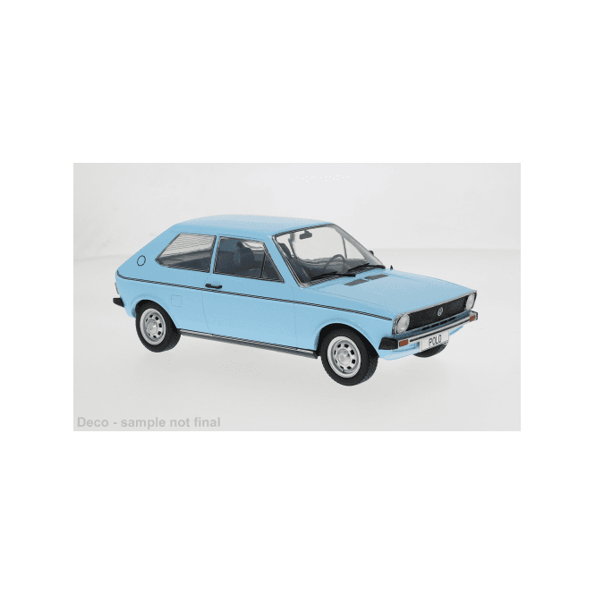 1:18 VW Polo I Light Blue 1975 - LHD Model Car