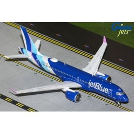 1:200 Airbus A220-300 JetBlue "Taming of the Blue" N3241J Model Plane