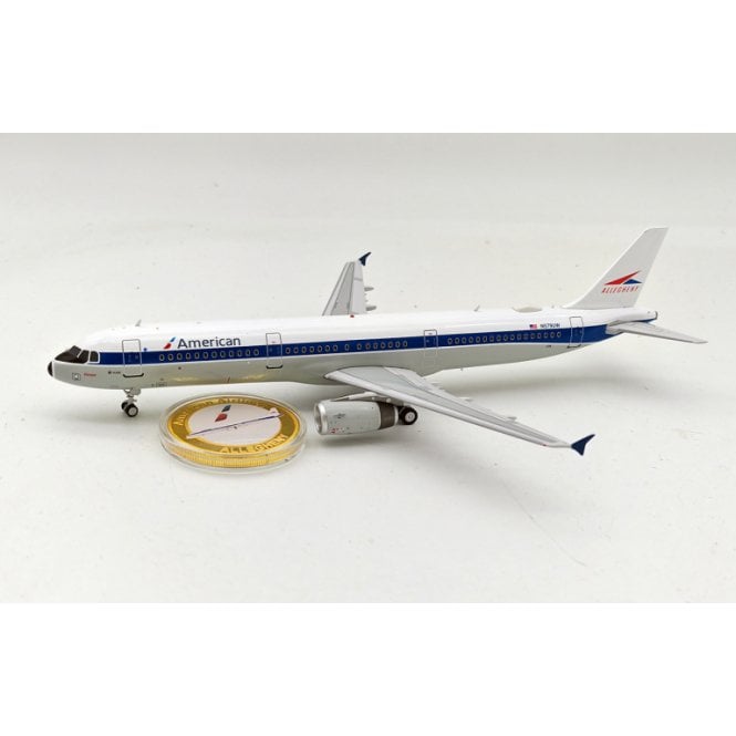 1:200 Airbus A321-231 American Airlines N579US & Collectors Coin Model Plane