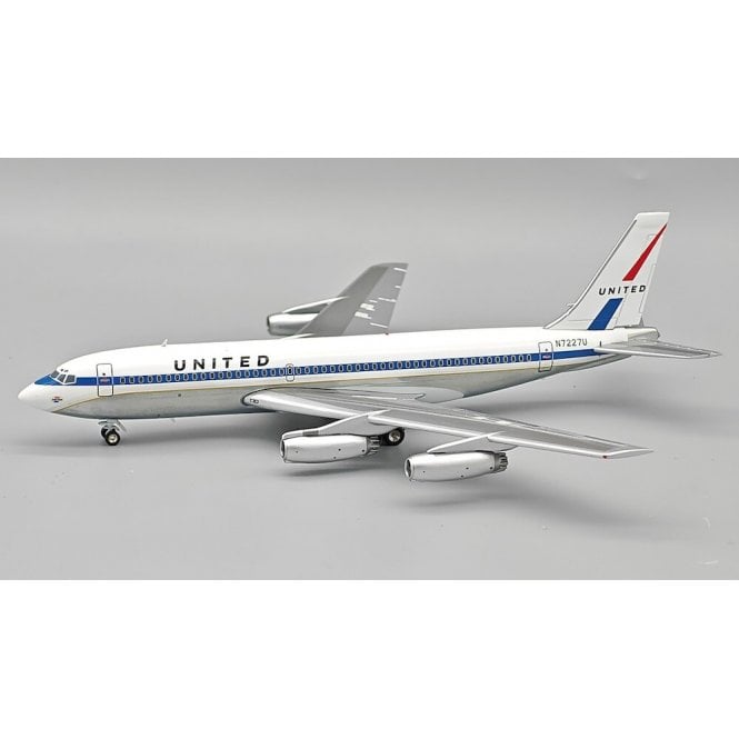 1:200 Boeing 720-022 United Airlines N7227U (Polished) Model Plane