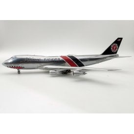 1:200 Boeing 747-123F Flying Tigers N800FT (Polished) & Keyring Model Plane