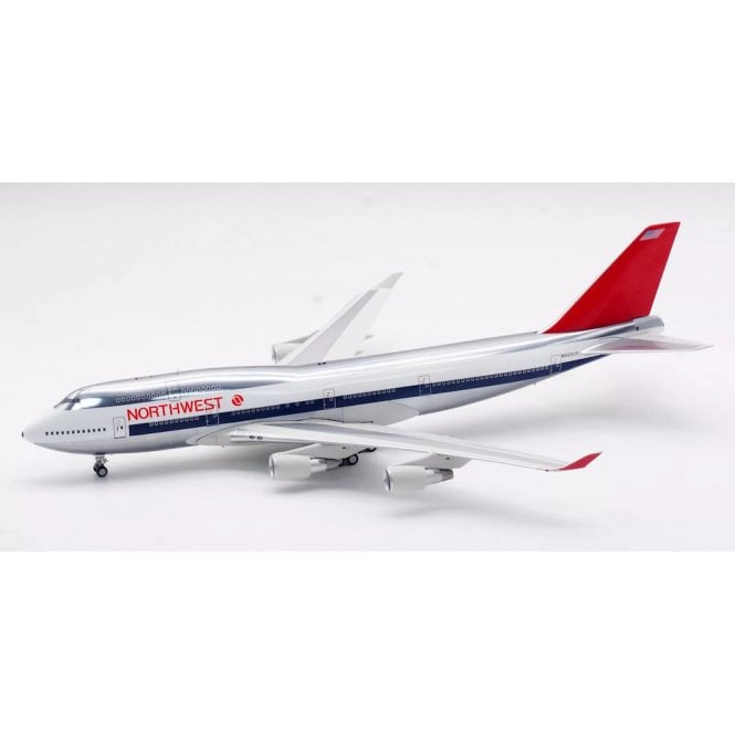 1:200 Boeing 747-400 Northwest Airlines N665US Polished Model Plane