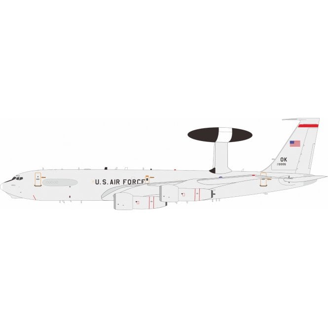 1:200 Boeing E3G Awacs Sentry US Air Force 81-0005 Model Plane