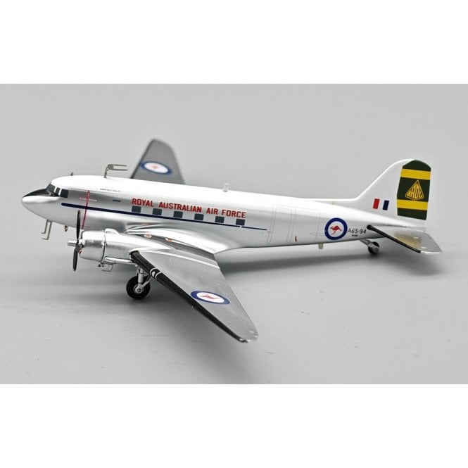 1:200 Douglas DC3 C-47A Skytrain Historical Aircraft Restoration Society VH-EAF Model Plane