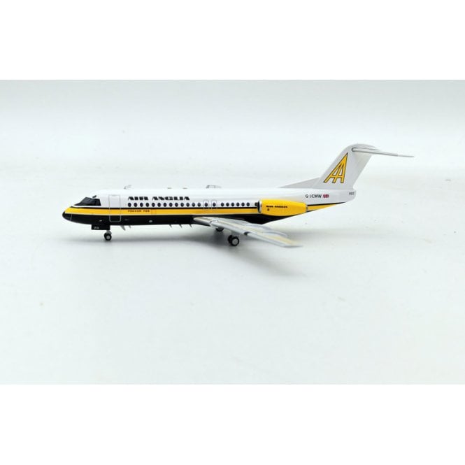 1:200 Fokker F-28-4000 Fellowship Air Anglia G-JCWW Model Plane