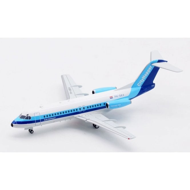 1:200 Fokker F28-4000 Fellowship NLM Cityhopper PH-BBV Model Plane