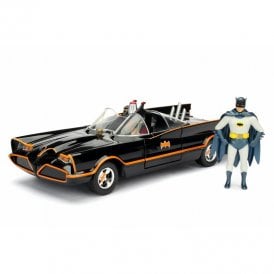 1:24 1966 Batman Batmobile with Batman & Robin Figure Model Car
