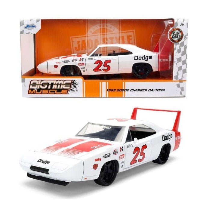 1:24 1969 Dodge Charger Daytona ' Bigtime Muscle ' Model Car