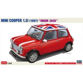 1:24 1997 Mini Cooper 1.3i Union Jack Roof Car Model Kit - Limited Edition