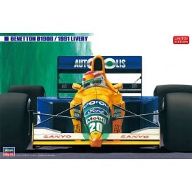1:24 BENETTON B190B 1991 Livery Car Model Kit - Limited Edition
