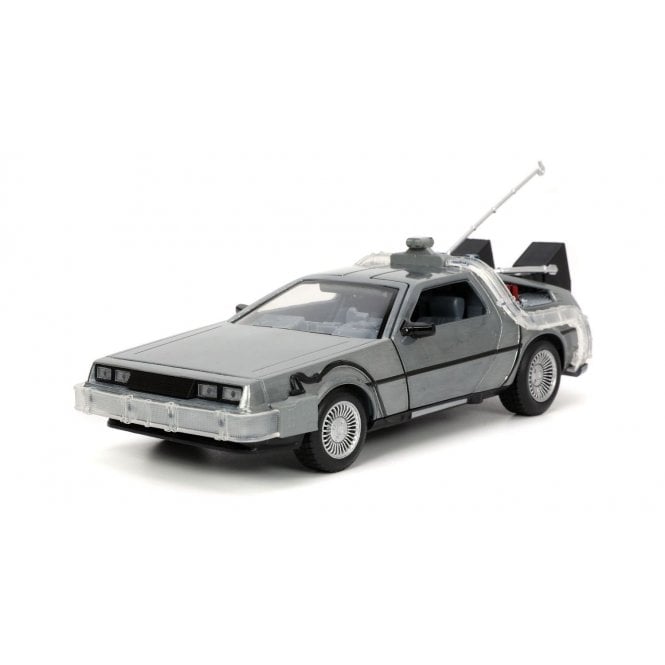 1:24 Delorean Time Machine with pole - Back To The Future Diecast Car