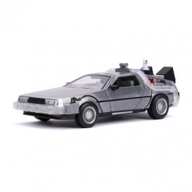 1:24 Deloren Time Machine Back to the Future part II (with Working Lights) Model Car