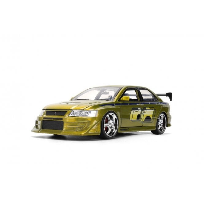 1:24 Fast & Furious 25th Anniversary Brian's Mitsubishi Lancer EVO VII - Colour Brush Finish Model Car