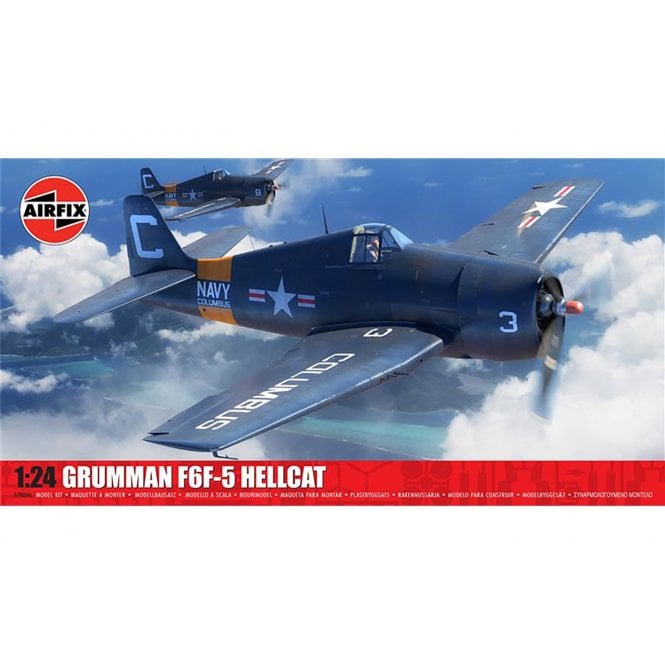 1:24 Grumman F6F-5 Hellcat Model Aviation Kit