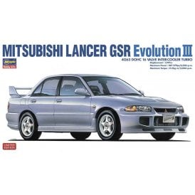 1:24 Mitsubishi Lancer GSR Evolution III Car Model Kit - Limited Edition