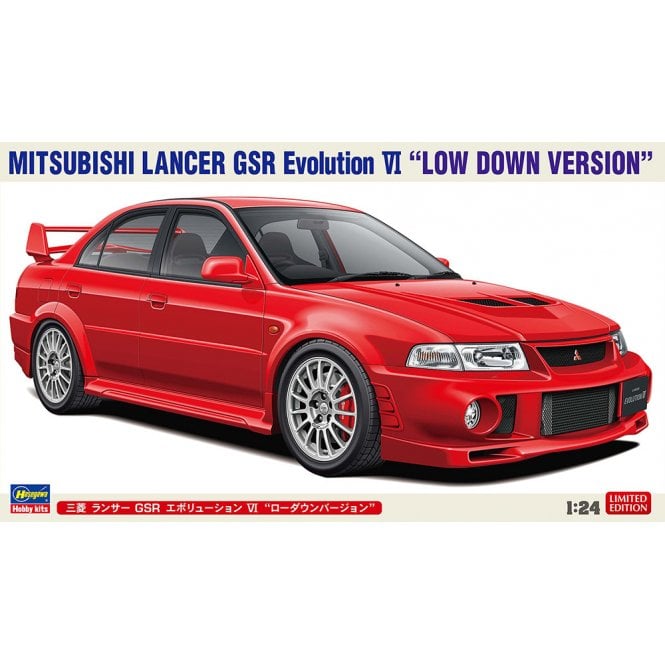 1:24 Mitsubishi Lancer GSR Evolution VI Low Down Version with 3D Printed Parts Car Model Kit - Limited Edition