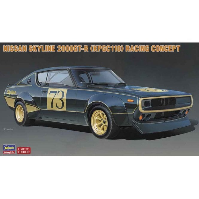 1:24 Nissan Skyline 2000GT-R (KPGC110) Racing Concept Car Model Kit - Limited Edition