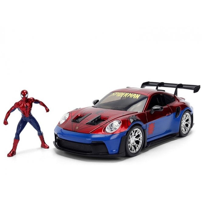 1:24 Spider-Man Porsche 911 GT3 RS - Hollywood Rides Model Car