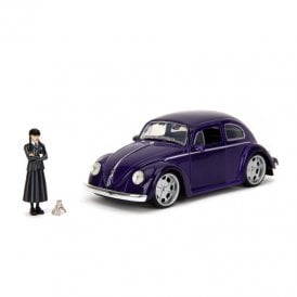 1:24 Volkswagen Beetle with Wednesday Figure Model Car