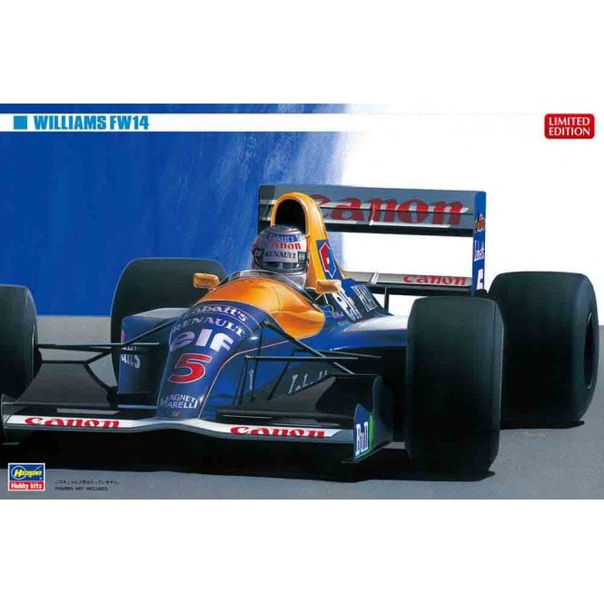1:24 Williams FW14 Nigel Mansell Car Model Kit - Limited Edition