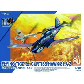1:32 Curtis Hawk 81-A2 Flying Tigers - Premium Aircraft Model Kit 