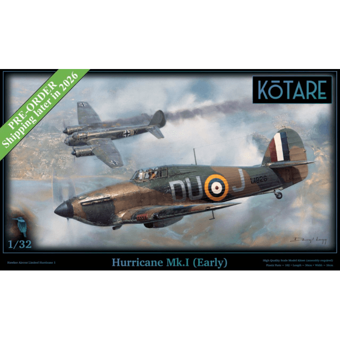 1:32 Hurricane Mk.I (Early) Aircraft Model Kit