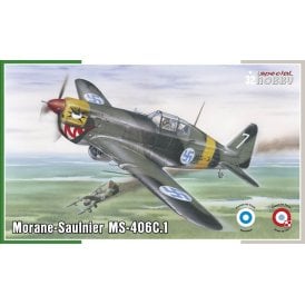 1:32 Morane-Saulnier MS-406C.1 HI-TECH Aircraft Model Kit