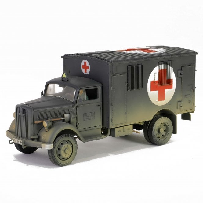 1:32 Opel Blitz 3.6 6700 A-Type, Kfz.305 Cargo truck (Canvas Canopy Version) Military Model