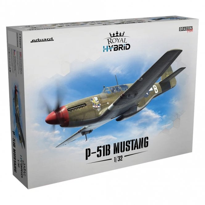 1:32 P-51B Mustang The Royal Hybrid edition Aircraft Model Kit