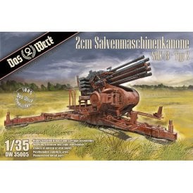 1:35 2cm Salvenmaschinenkanone SMK 18 - Typ 2 Military Model Kit