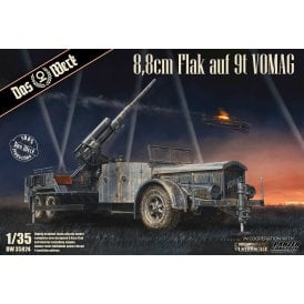 1:35 8.8cm Flak mounted on 9t VOMAG truck Military Model Kit