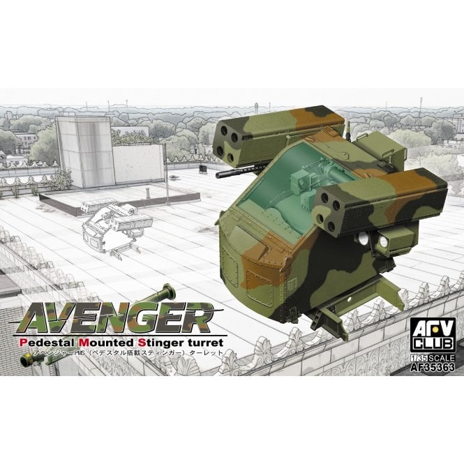 1:35 Avenger - Pedestal Mounted Stinger turret Military Model Kit