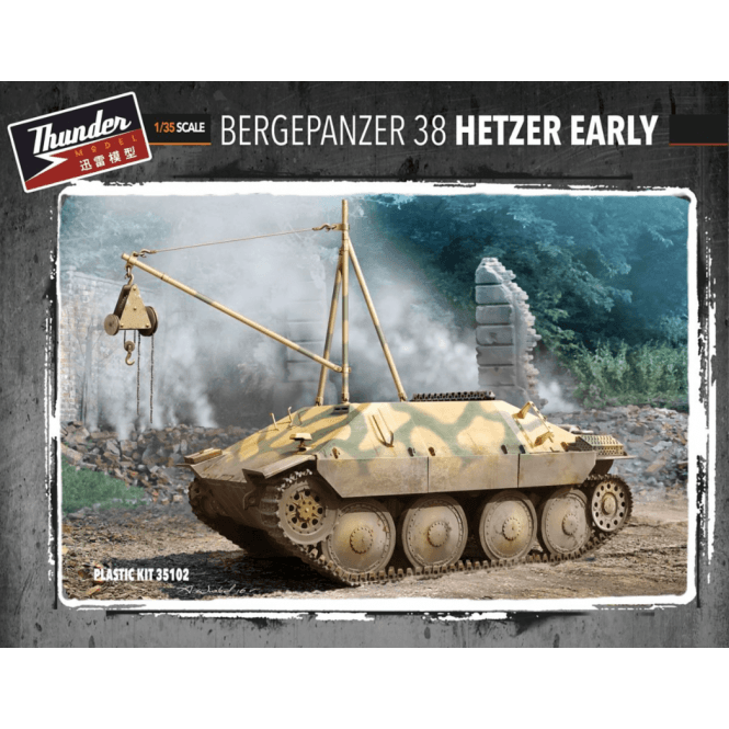 1:35 Bergpanzer 38 Hetzer Early Model Military Kit