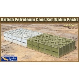 1:35 British 2 gallon Petroleum Cans Set (Value Pack) Military Model Kit