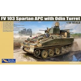 1:35 British Army FV103 Spartan APC with Odin Turret Military Model Kit