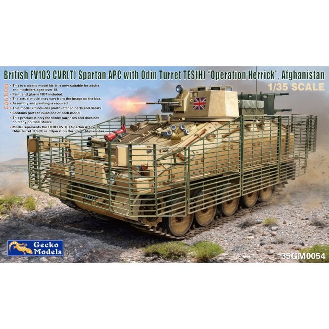 1:35 British FV103 CVR(T) Spartan APC with Odin Turret TES(H) 