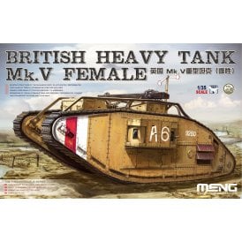 1:35 British Heavy Tank Mk.V Female Military Model Kit