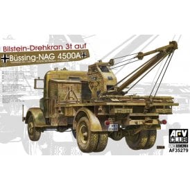 1:35 Büssing NAG L4500A w/ Bilstein 3T Crane Truck Military Model Kit